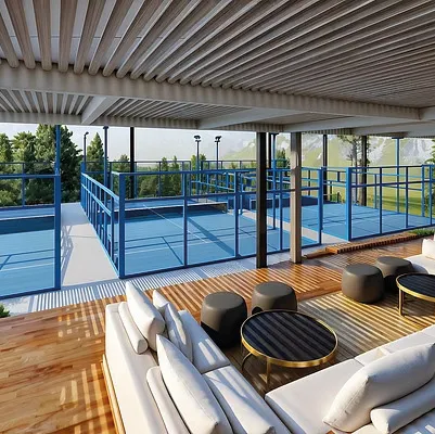 Platino Padel Club — zona social