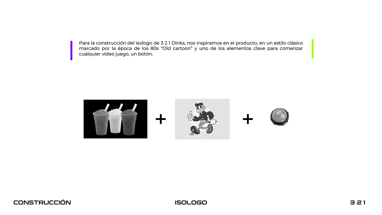 3•2•1 Drinks — mesa de trabajo 8