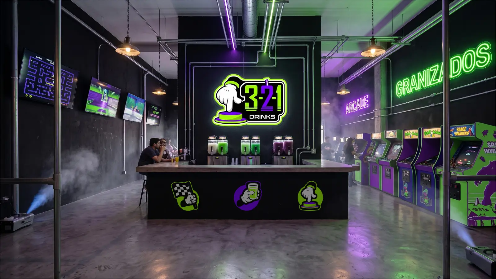 3•2•1 Drinks — Manual de marca · Bebidas